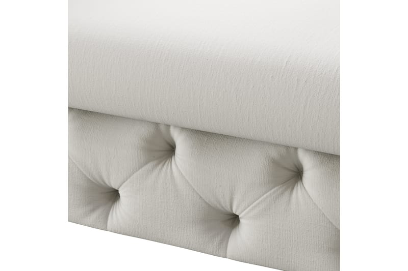 Fotpall Thersa 67 cm Rektangulär - Beige - Möbler - Fåtölj & stolar - Pall & puff - Fotpallar