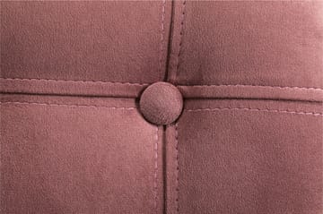 Fotpall Thunia 50 cm Sammet - Rostrosa - Möbler - Fåtölj & stolar - Pall & puff - Fotpallar