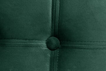 Fotpall Thunia 80 cm Sammet - Mörkgrön - Möbler - Fåtölj & stolar - Pall & puff - Fotpallar