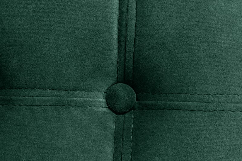 Fotpall Thunia 80 cm Sammet - Mörkgrön - Möbler - Fåtölj & stolar - Pall & puff - Fotpallar