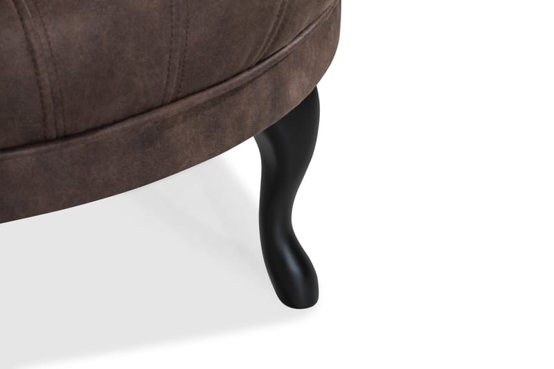 Fotpall Thunia 80 cm - Vintage Brun - Möbler - Fåtölj & stolar - Pall & puff - Fotpallar
