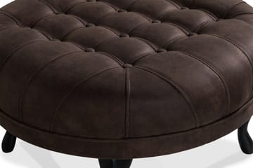Fotpall Thunia 80 cm - Vintage Brun - Möbler - Fåtölj & stolar - Pall & puff - Fotpallar