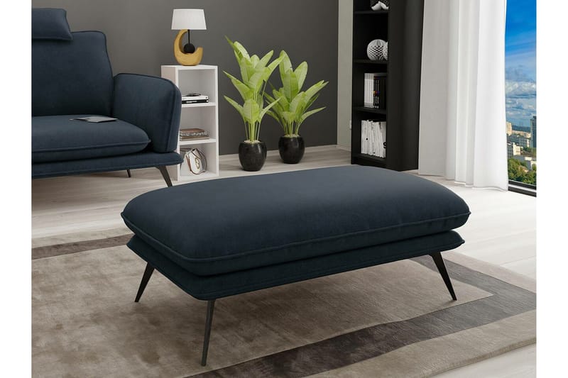 Graystone Fotpall 65 cm Black - Möbler - Fåtölj & stolar - Pall & puff - Fotpallar