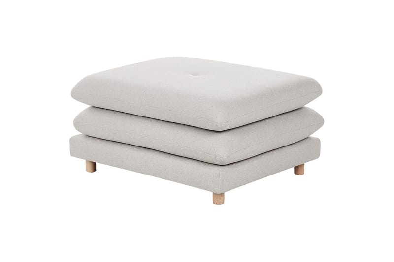 Fotpall Heden Beige/ljust trä - Beige/ljust trä - Möbler - Fåtölj & stolar - Pall & puff - Fotpallar