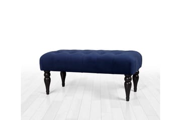 Hodgenville Fotpall 92 cm Rektangulär - Marinblå - Möbler - Fåtölj & stolar - Pall & puff - Fotpallar