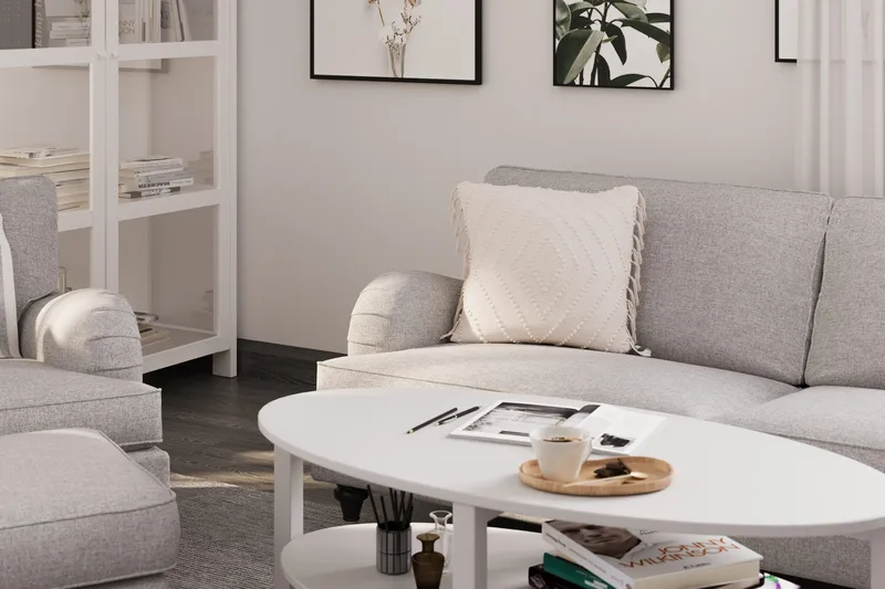 Howard Classic Fotpall - Grå - Möbler - Fåtölj & stolar - Pall & puff - Fotpallar