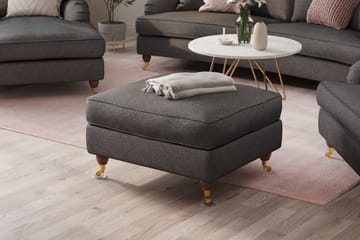 Howard Lyx Fotpall - Mörkgrå - Möbler - Fåtölj & stolar - Pall & puff - Fotpallar