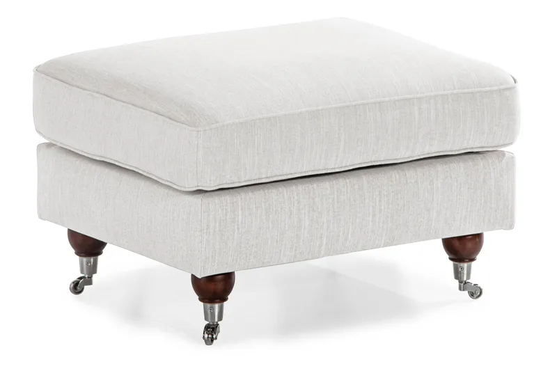 Howard Riviera Fotpall - Linnebeige - Möbler - Fåtölj & stolar - Pall & puff - Fotpallar