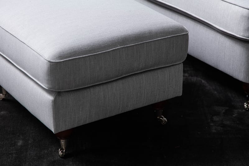 Howard Riviera Fotpall - Linnegrå - Möbler - Fåtölj & stolar - Pall & puff - Fotpallar