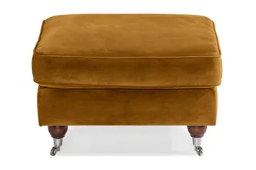 Howard Riviera Fotpall Sammet - Amber - Möbler - Fåtölj & stolar - Pall & puff - Fotpallar