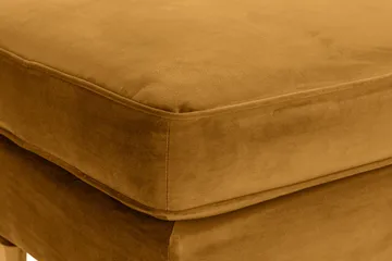 Howard Riviera Fotpall Sammet - Amber - Möbler - Fåtölj & stolar - Pall & puff - Fotpallar