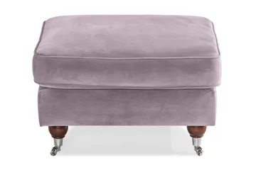 Howard Riviera Fotpall Sammet - Lila - Möbler - Fåtölj & stolar - Pall & puff - Fotpallar