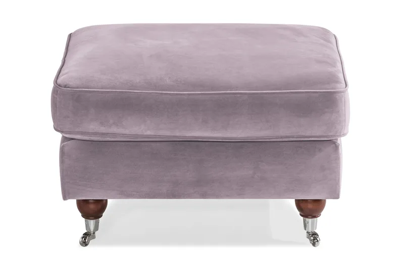 Howard Riviera Fotpall Sammet - Lila - Möbler - Fåtölj & stolar - Pall & puff - Fotpallar