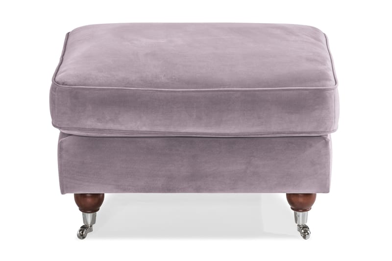 Howard Riviera Fotpall Sammet - Lila - Möbler - Fåtölj & stolar - Pall & puff - Fotpallar