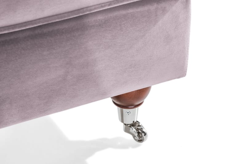 Howard Riviera Fotpall Sammet - Lila - Möbler - Fåtölj & stolar - Pall & puff - Fotpallar