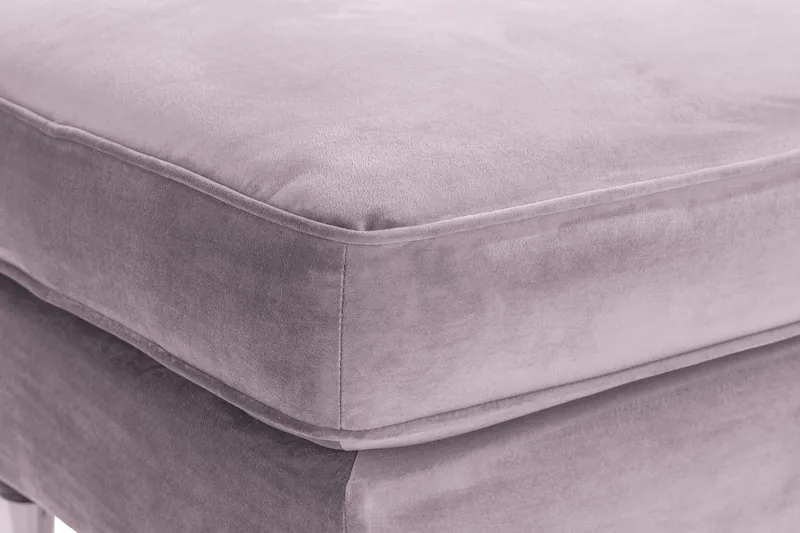 Howard Riviera Fotpall Sammet - Lila - Möbler - Fåtölj & stolar - Pall & puff - Fotpallar