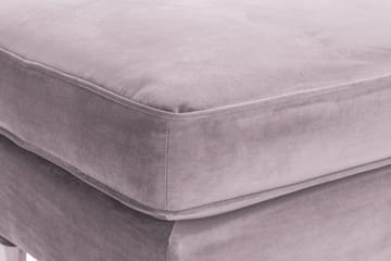 Howard Riviera Fotpall Sammet - Lila - Möbler - Fåtölj & stolar - Pall & puff - Fotpallar