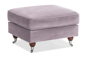 Howard Riviera Fotpall Sammet - Lila - Möbler - Fåtölj & stolar - Pall & puff - Fotpallar
