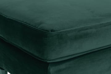 Howard Riviera Fotpall Sammet - Mörkgrön - Möbler - Fåtölj & stolar - Pall & puff - Fotpallar