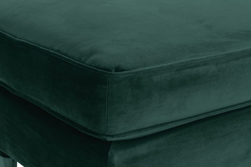 Howard Riviera Fotpall Sammet - Mörkgrön - Möbler - Fåtölj & stolar - Pall & puff - Fotpallar