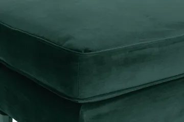 Howard Riviera Fotpall Sammet - Mörkgrön - Möbler - Fåtölj & stolar - Pall & puff - Fotpallar