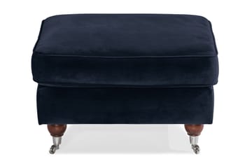 Howard Riviera Fotpall Sammet - Midnattsblå - Möbler - Fåtölj & stolar - Pall & puff - Fotpallar