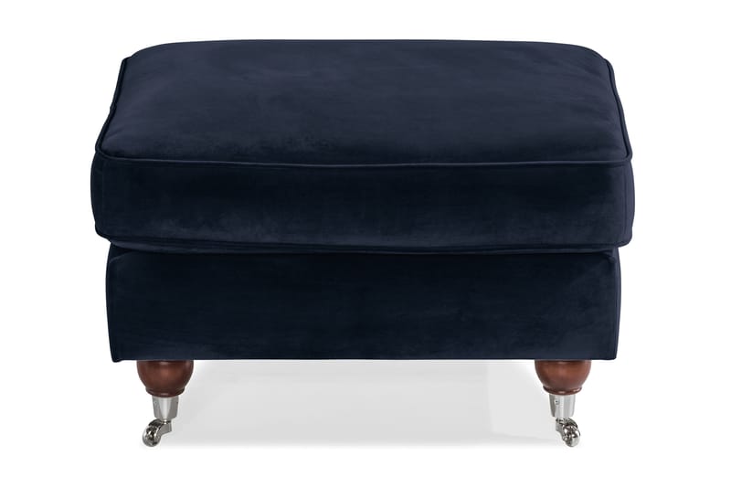 Howard Riviera Fotpall Sammet - Midnattsblå - Möbler - Fåtölj & stolar - Pall & puff - Fotpallar