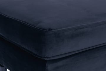 Howard Riviera Fotpall Sammet - Midnattsblå - Möbler - Fåtölj & stolar - Pall & puff - Fotpallar