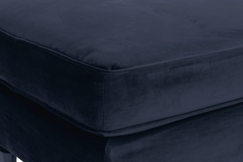Howard Riviera Fotpall Sammet - Midnattsblå - Möbler - Fåtölj & stolar - Pall & puff - Fotpallar