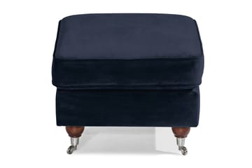 Howard Riviera Fotpall Sammet - Midnattsblå - Möbler - Fåtölj & stolar - Pall & puff - Fotpallar
