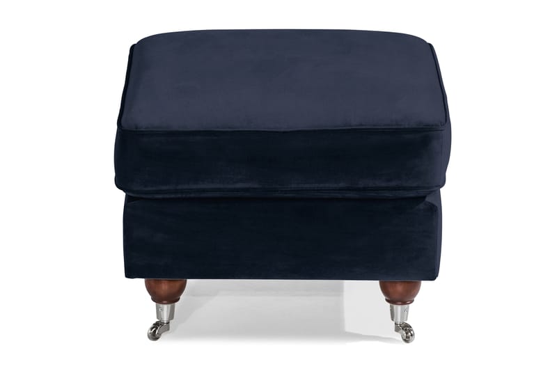 Howard Riviera Fotpall Sammet - Midnattsblå - Möbler - Fåtölj & stolar - Pall & puff - Fotpallar