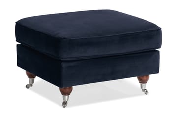 Howard Riviera Fotpall Sammet - Midnattsblå - Möbler - Fåtölj & stolar - Pall & puff - Fotpallar