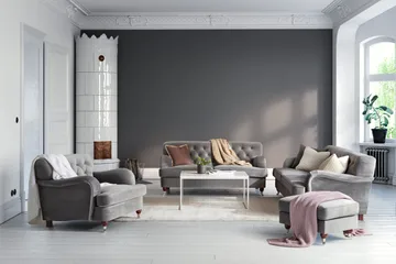 Howard Riviera Fotpall - Silvergrå - Möbler - Fåtölj & stolar - Pall & puff - Fotpallar