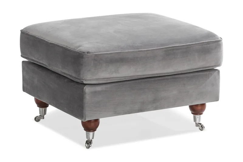 Howard Riviera Fotpall - Silvergrå - Möbler - Fåtölj & stolar - Pall & puff - Fotpallar