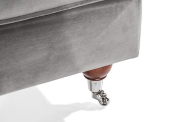 Howard Riviera Fotpall - Silvergrå - Möbler - Fåtölj & stolar - Pall & puff - Fotpallar