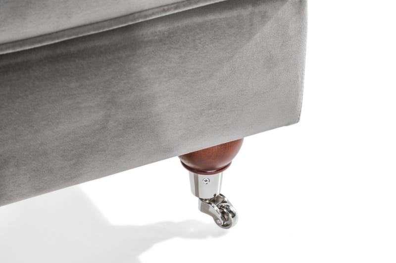 Howard Riviera Fotpall - Silvergrå - Möbler - Fåtölj & stolar - Pall & puff - Fotpallar