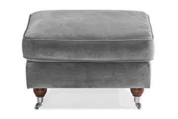 Howard Riviera Fotpall - Silvergrå - Möbler - Fåtölj & stolar - Pall & puff - Fotpallar