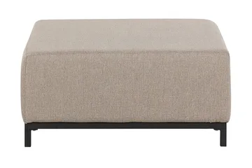 Hughen Fotpall - Beige/Svart - Möbler - Fåtölj & stolar - Pall & puff - Fotpallar