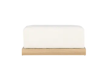 Ivy Fotpall - Vit - Möbler - Fåtölj & stolar - Pall & puff - Fotpallar