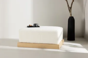 Ivy Fotpall - Vit - Möbler - Fåtölj & stolar - Pall & puff - Fotpallar