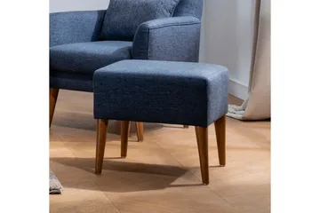 Kambi Fotpall - Mörkblå - Möbler - Fåtölj & stolar - Pall & puff - Fotpallar