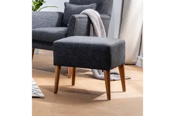 Kambi Fotpall - Mörkgrå - Möbler - Fåtölj & stolar - Pall & puff - Fotpallar