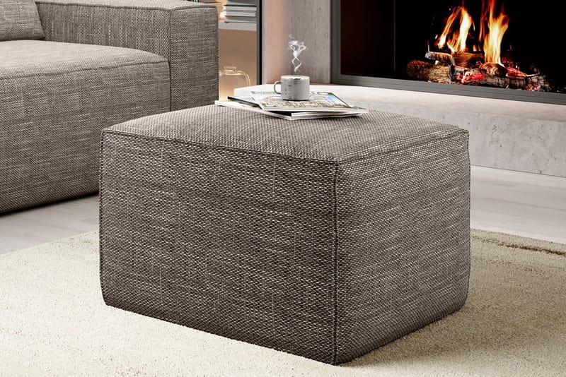 Kamli Fotpall - Beige - Möbler - Fåtölj & stolar - Pall & puff - Fotpallar
