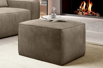 Kamli Fotpall - Beige - Möbler - Fåtölj & stolar - Pall & puff - Fotpallar