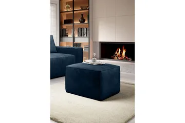 Kamli Fotpall - Blå - Möbler - Fåtölj & stolar - Pall & puff - Fotpallar