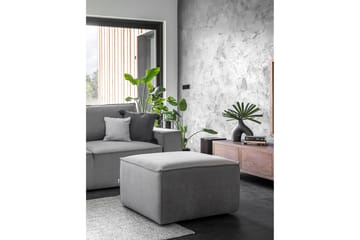 Kamli Fotpall - Grå - Möbler - Fåtölj & stolar - Pall & puff - Fotpallar