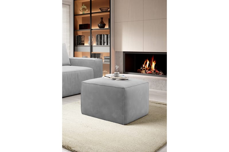 Kamli Fotpall - Ljusgrå - Möbler - Fåtölj & stolar - Pall & puff - Fotpallar