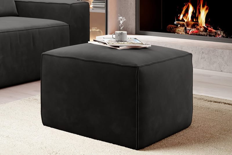 Kamli Fotpall - Mörkgrå - Möbler - Fåtölj & stolar - Pall & puff - Fotpallar