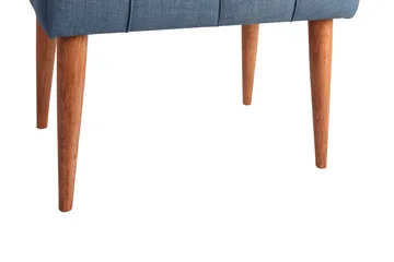 Khyair Fotpall - Blå - Möbler - Fåtölj & stolar - Pall & puff - Fotpallar