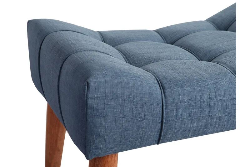 Khyair Fotpall - Blå - Möbler - Fåtölj & stolar - Pall & puff - Fotpallar